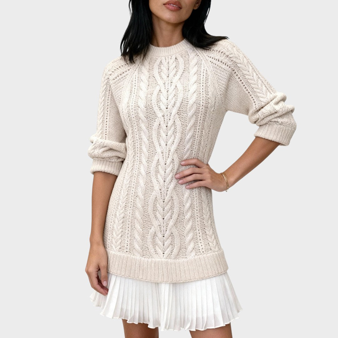 VALERIA™ | VESTIDO DE PUNTO EN TEJIDO