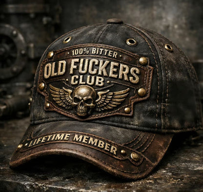 Gorra Vintage bordada "Old Fuckers Club"