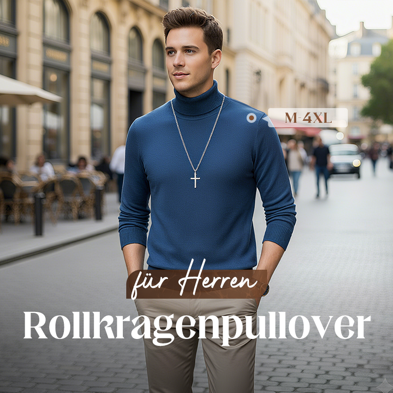 Jersey de cachemir premium para hombre, liso: tejido suave y agradable con un corte moderno, ideal para el trabajo y el tiempo libre