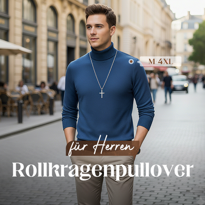 Jersey de cachemir premium para hombre, liso: tejido suave y agradable con un corte moderno, ideal para el trabajo y el tiempo libre