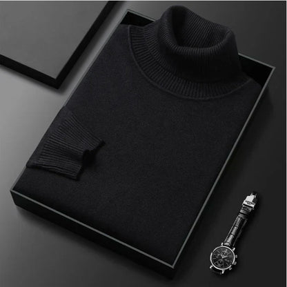Jersey de cachemir premium para hombre, liso: tejido suave y agradable con un corte moderno, ideal para el trabajo y el tiempo libre