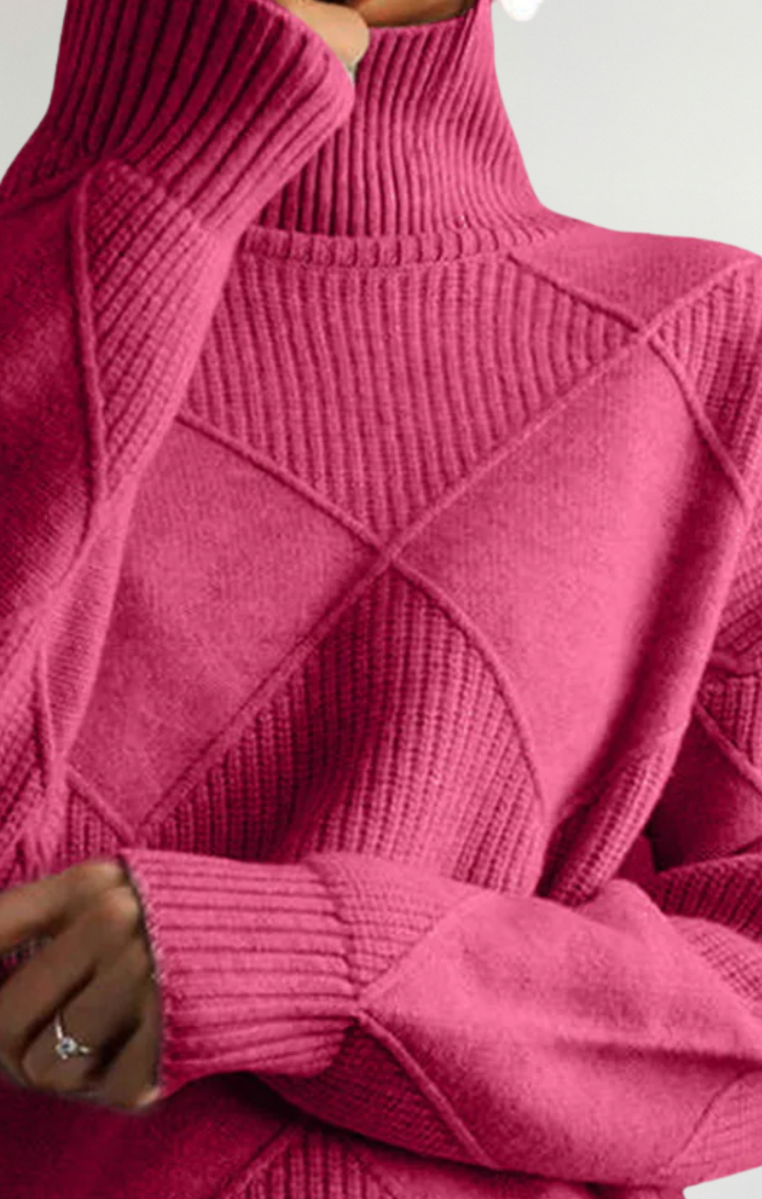 Ángela - Suéter de cuello alto