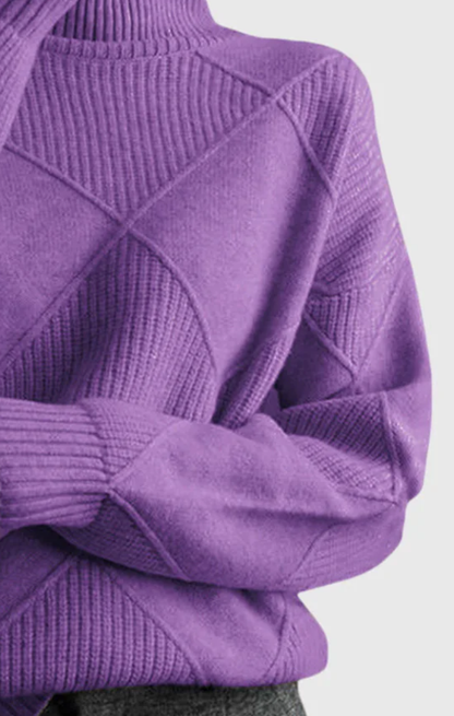 Ángela - Suéter de cuello alto