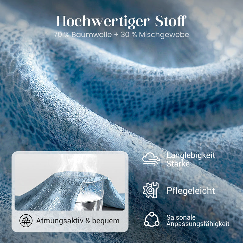 🌷LETZTER TAG DES SALE 50 % RABATT⏰Set aus Oberteil mit Goldfolie „Devil's Eye“ und Paillettenhose