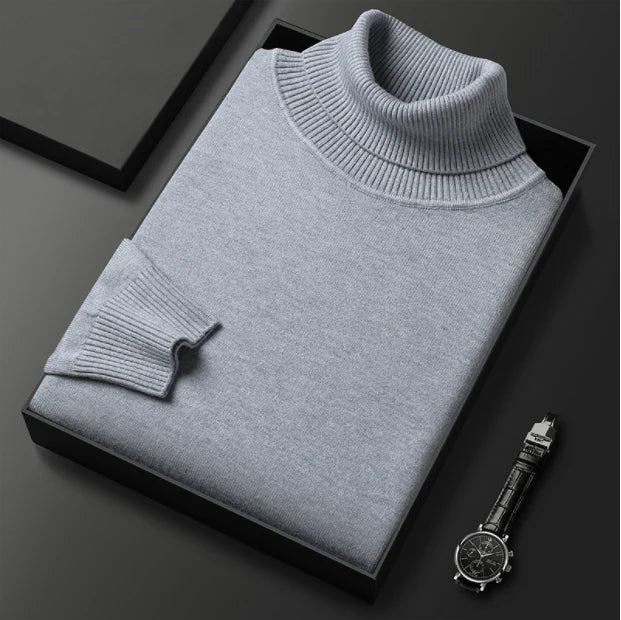 Jersey de cachemir premium para hombre, liso: tejido suave y agradable con un corte moderno, ideal para el trabajo y el tiempo libre