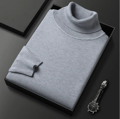 Jersey de cachemir premium para hombre, liso: tejido suave y agradable con un corte moderno, ideal para el trabajo y el tiempo libre