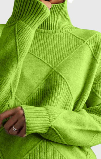 Ángela - Suéter de cuello alto