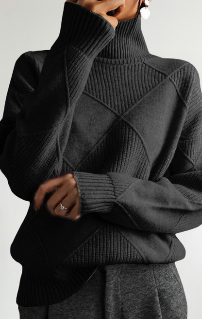 Ángela - Suéter de cuello alto