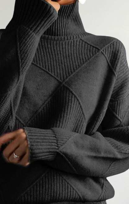 Ángela - Suéter de cuello alto