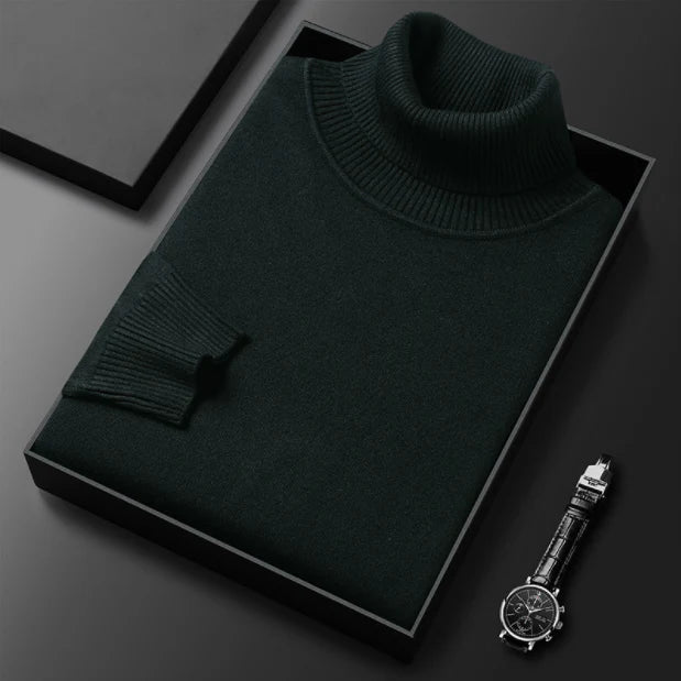 Jersey de cachemir premium para hombre, liso: tejido suave y agradable con un corte moderno, ideal para el trabajo y el tiempo libre