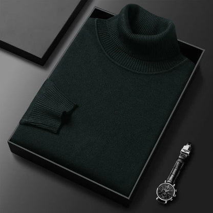 Jersey de cachemir premium para hombre, liso: tejido suave y agradable con un corte moderno, ideal para el trabajo y el tiempo libre