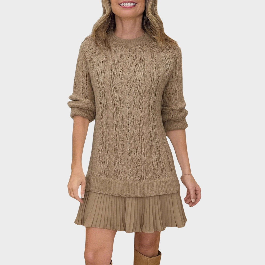 VALERIA™ | VESTIDO DE PUNTO EN TEJIDO