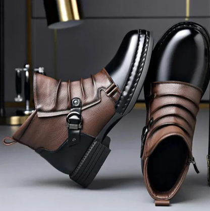 👢 60% RABATT! ⚙️ Herren-Stiefeletten aus Echtem Leder – Strapazierfähig, Stilvoll & Ganzjähriger Komfort für Freizeit & Arbeit 🔧