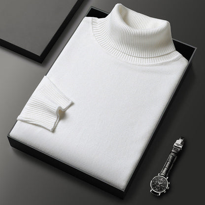 Jersey de cachemir premium para hombre, liso: tejido suave y agradable con un corte moderno, ideal para el trabajo y el tiempo libre