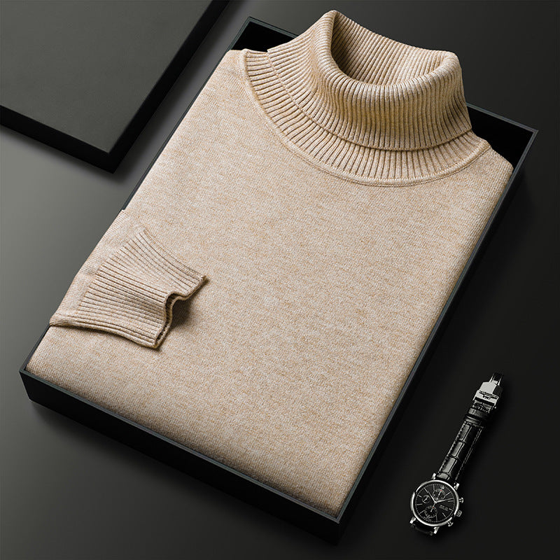 Jersey de cachemir premium para hombre, liso: tejido suave y agradable con un corte moderno, ideal para el trabajo y el tiempo libre