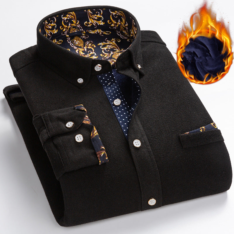 👔 60% RABATT JETZT! ✨ Herren Samtgewebe Hemd - Elegante Struktur mit Atmungsaktivem Tragekomfort für Business & Freizeit 🌟💼