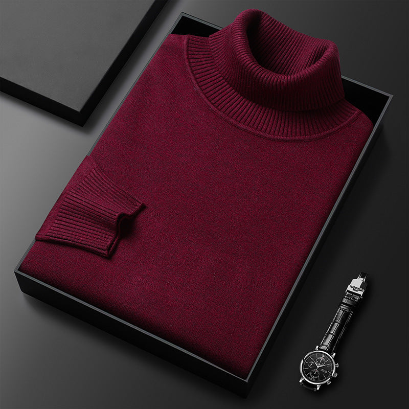 Jersey de cachemir premium para hombre, liso: tejido suave y agradable con un corte moderno, ideal para el trabajo y el tiempo libre