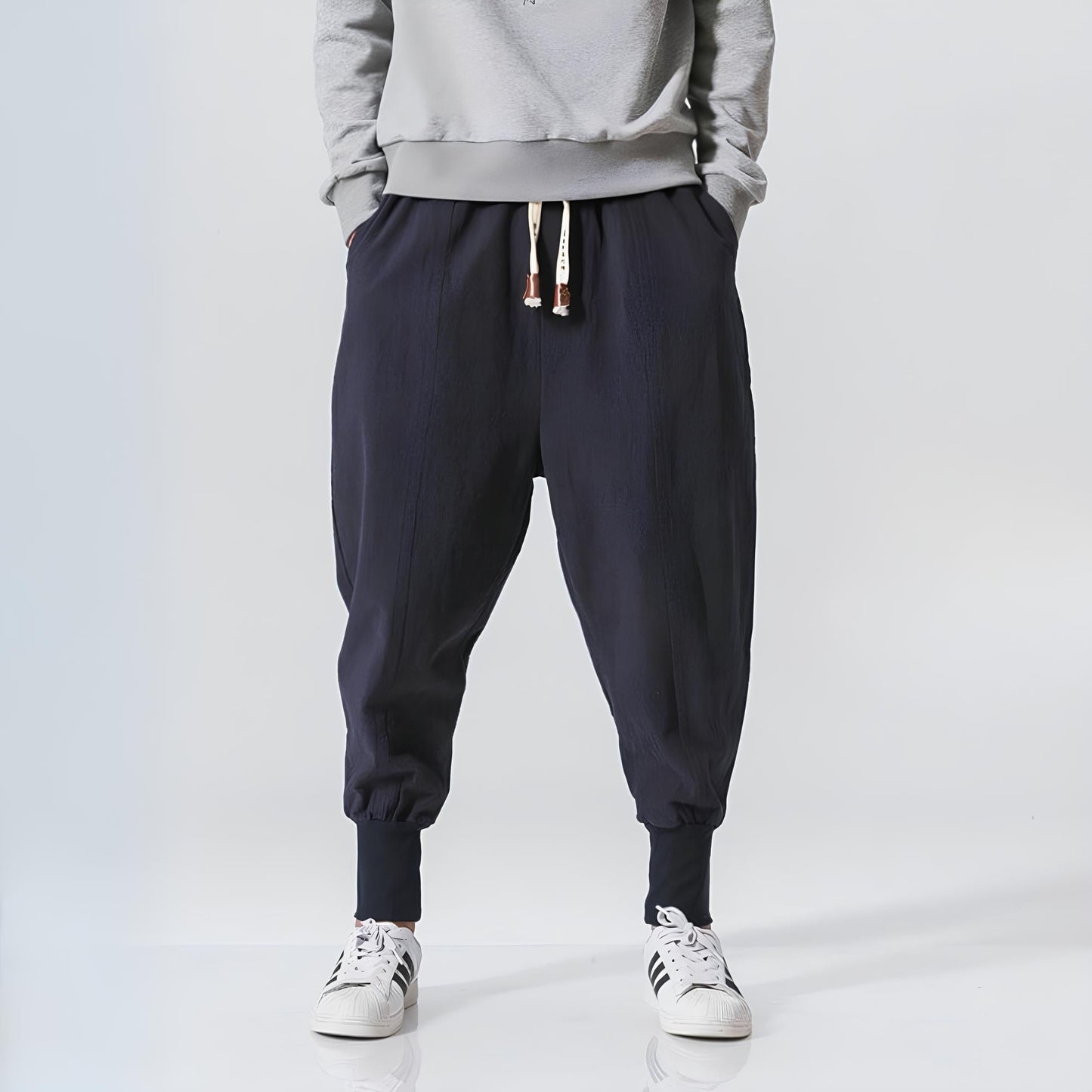 Riku - Pantalón bombacho cómodo de algodón