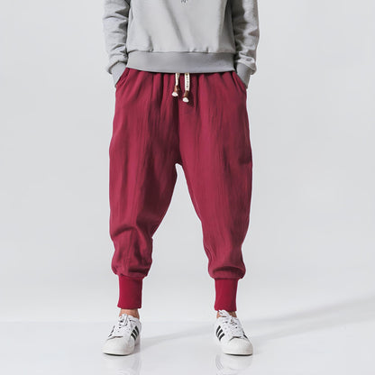 Riku - Pantalón bombacho cómodo de algodón