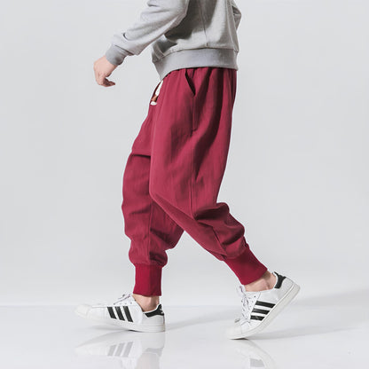 Riku - Pantalón bombacho cómodo de algodón