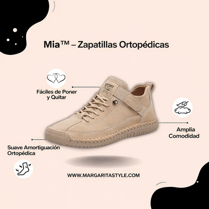 Mia - Zapatillas ortopédicas cómodas e indoloras