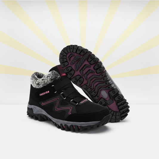 Botas de invierno Negro/Rosa - con FONDO (posición corregida)