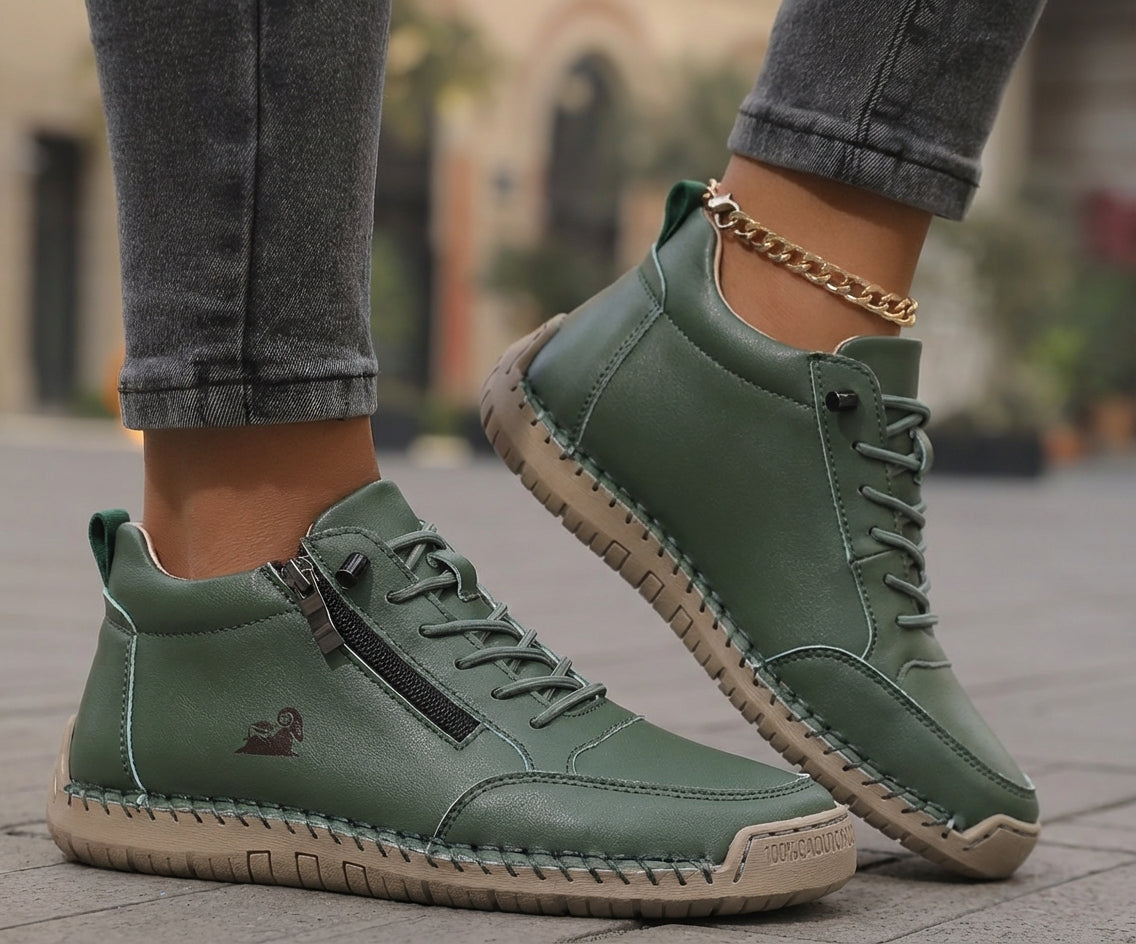 Noa - cómodos zapatos ortopédicos con cremallera