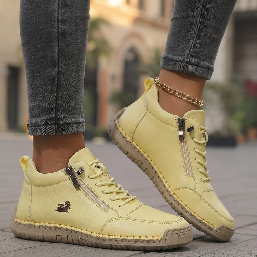 Noa - cómodos zapatos ortopédicos con cremallera