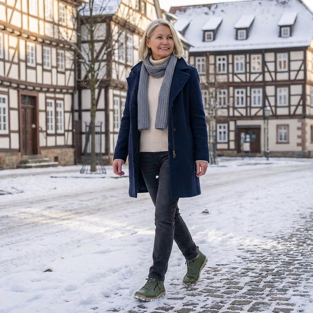 Noa - cómodos zapatos ortopédicos con cremallera