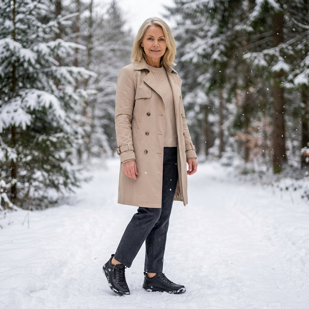 Noa - cómodos zapatos ortopédicos con cremallera