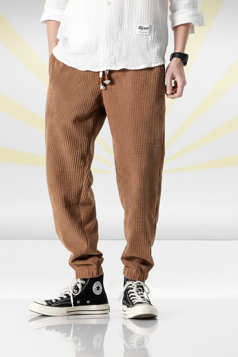 SOL - Pantalones BRUNO marrones - FONDO