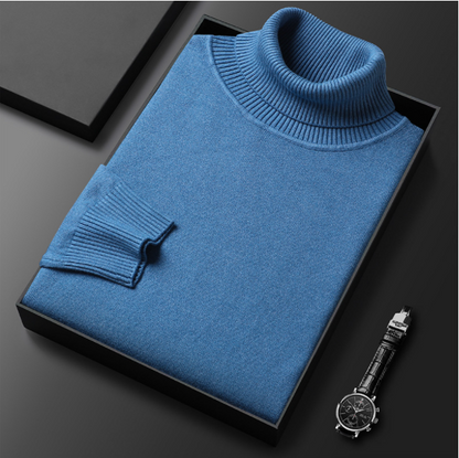Jersey de cachemir premium para hombre, liso: tejido suave y agradable con un corte moderno, ideal para el trabajo y el tiempo libre
