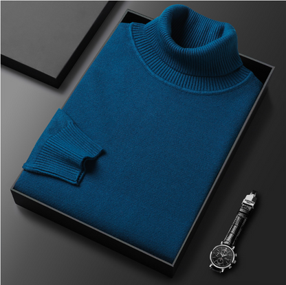 Jersey de cachemir premium para hombre, liso: tejido suave y agradable con un corte moderno, ideal para el trabajo y el tiempo libre