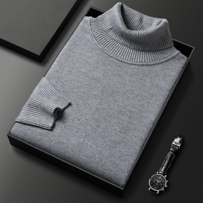 Jersey de cachemir premium para hombre, liso: tejido suave y agradable con un corte moderno, ideal para el trabajo y el tiempo libre