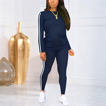 👚 60% RABATT JETZT! 🏃‍♀️ 2-teiliges Damen-Trainingsanzug-Set – Langärmlig, Atmungsaktiv & Perfekt für Sport oder Freizeit ✨📦