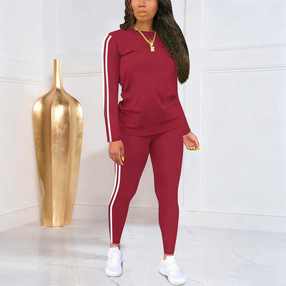 👚 60% RABATT JETZT! 🏃‍♀️ 2-teiliges Damen-Trainingsanzug-Set – Langärmlig, Atmungsaktiv & Perfekt für Sport oder Freizeit ✨📦