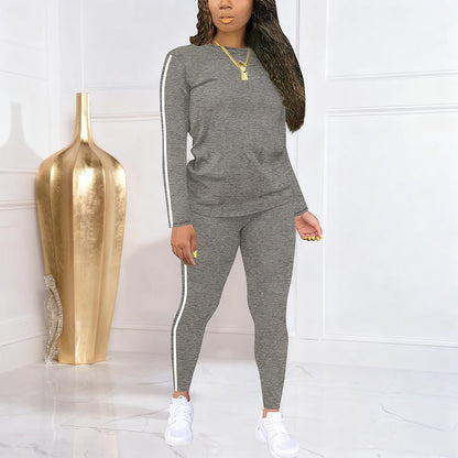 👚 60% RABATT JETZT! 🏃‍♀️ 2-teiliges Damen-Trainingsanzug-Set – Langärmlig, Atmungsaktiv & Perfekt für Sport oder Freizeit ✨📦