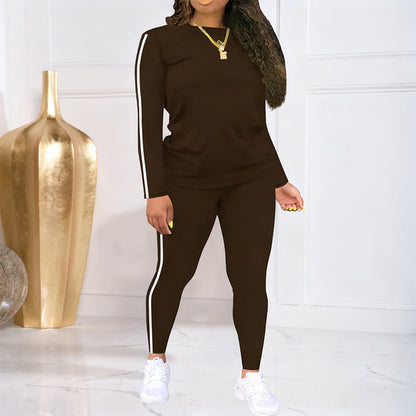 👚 60% RABATT JETZT! 🏃‍♀️ 2-teiliges Damen-Trainingsanzug-Set – Langärmlig, Atmungsaktiv & Perfekt für Sport oder Freizeit ✨📦