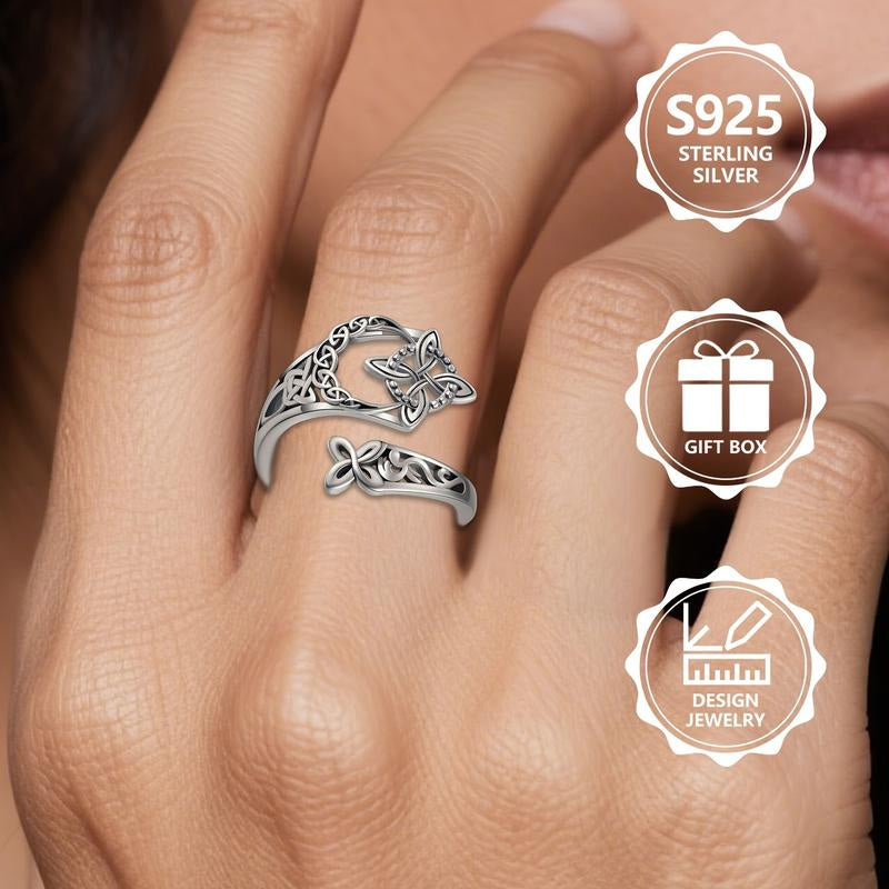 Keltischer Trinitätsring – Vintage Ring im mystischen Stil 🔮✨