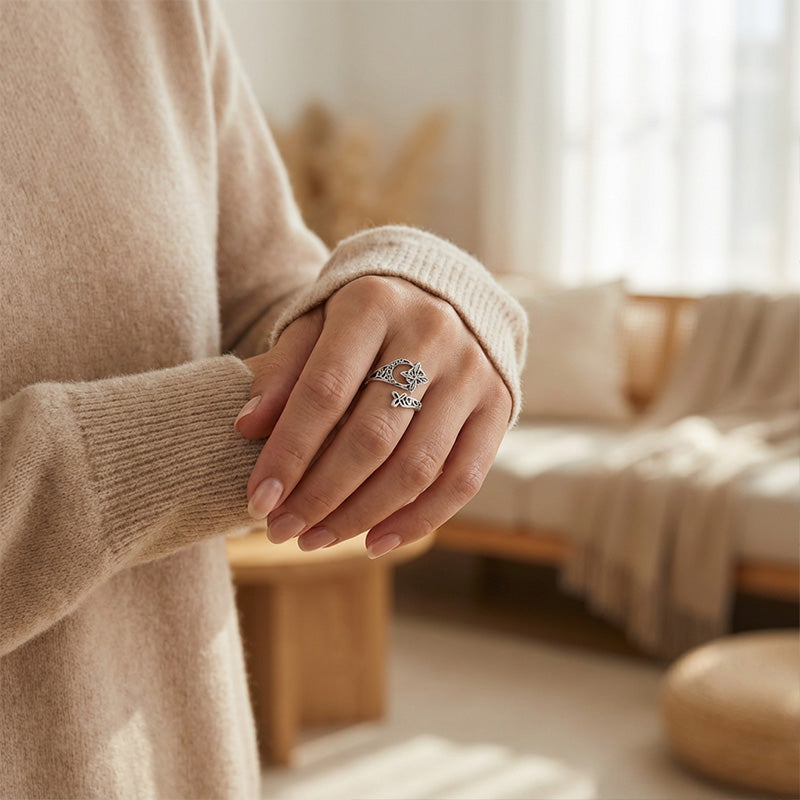 Keltischer Trinitätsring – Vintage Ring im mystischen Stil 🔮✨