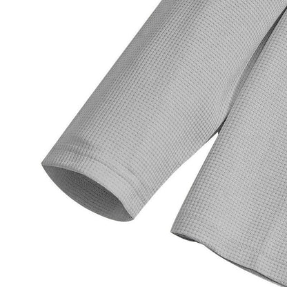 Conjunto para hombre compuesto por sudadera con tejido de punto gofrado y pantalón de pierna recta.